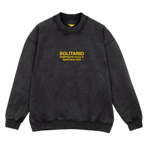 [엘솔리타리오] El Solitario Luxury of speed black sweatshirt