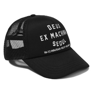 [데우스]DEUS EX MACHINA Seoul Address Trucker Black
